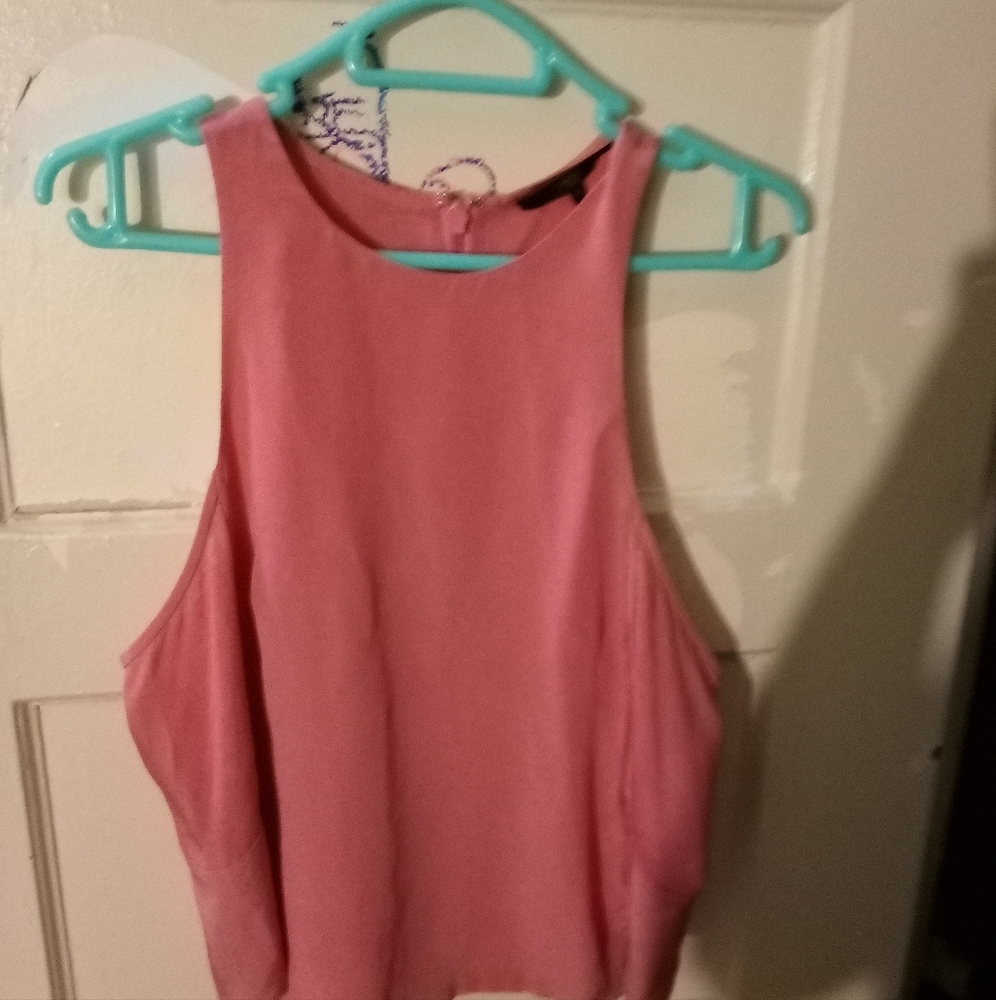 Pink tibi top size 6